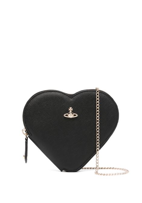 Borsa a tracolla Heart in nero Vivienne Westwood - donna VIVIENNE WESTWOOD | 58010001WL001NN402